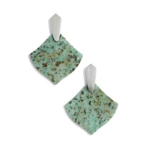 Kendra Scott Astoria Earrings Silver Turquoise
